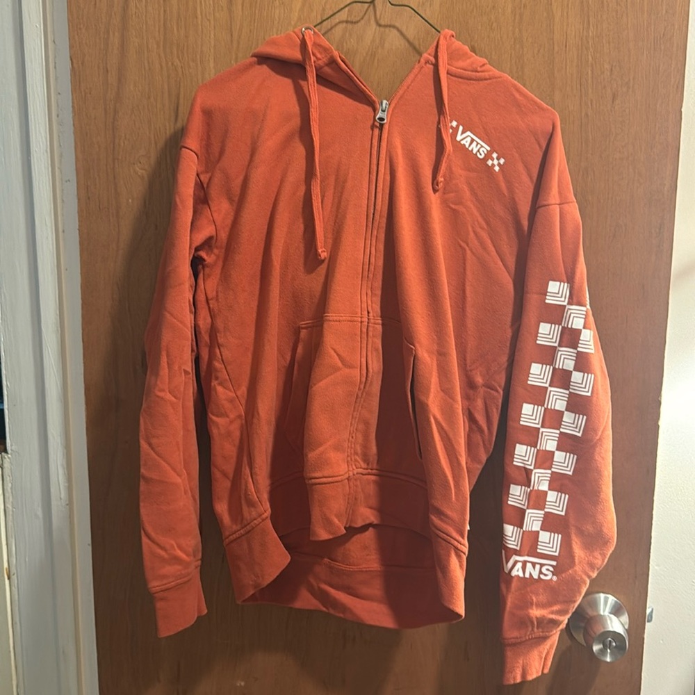 Vans zip up hoodie
